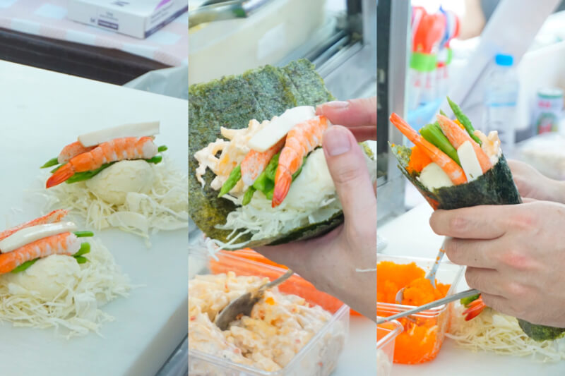 台北美食 沙拉王國 | 社團團購人氣美食 海鮮沙拉 綜合壽司好吃超級推薦！ @珮蒂的味蕾日記