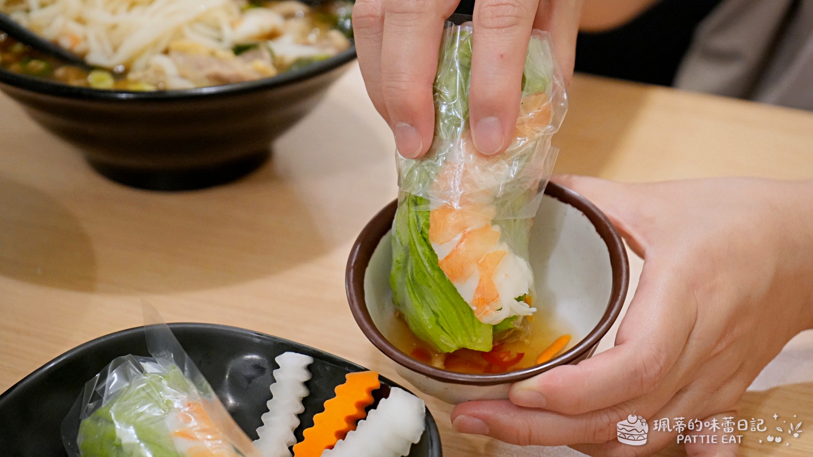 新北中和美食 越食堂｜巷弄隱藏版越南料理！激推 Q 彈麻糬口感河粉 在地上班族必吃的清爽美食首選 鄰近環狀中和站 內附菜單 @珮蒂的味蕾日記