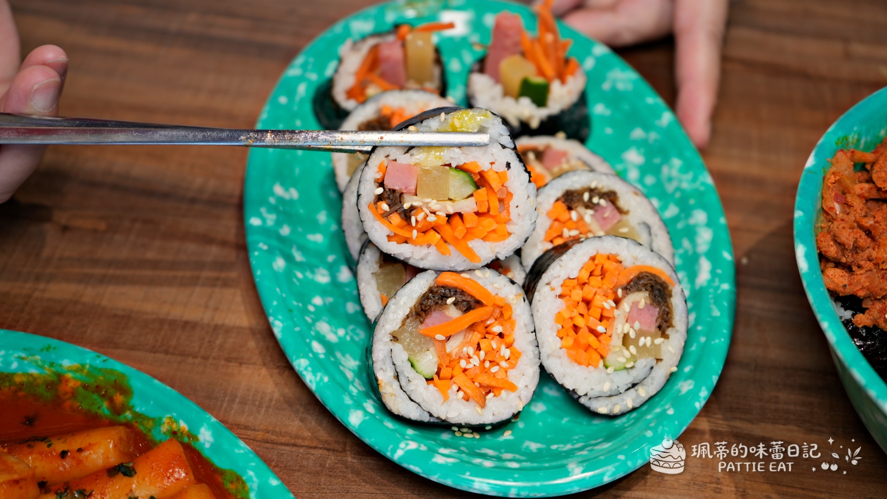 板橋美食推薦 家常飯朴老師板橋新埔店｜新埔捷運站、致理科大韓式料理 超牽絲辣炒年糕與迷你煎餅超澎湃！內附菜單 @珮蒂的味蕾日記