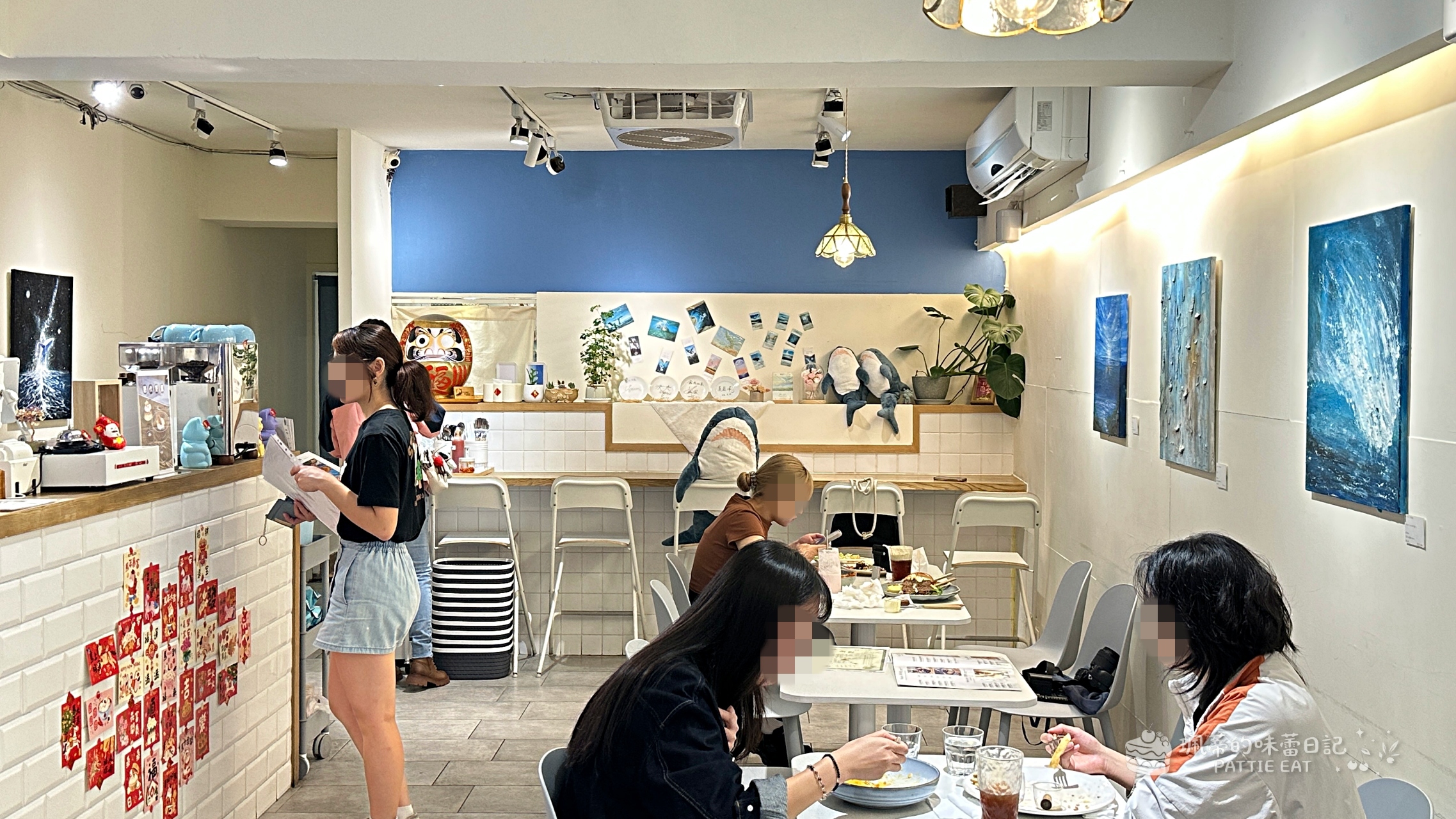板橋早午餐推薦 藍海子 Lazy Brunch | 捷運新埔站份量澎湃 海洋風格早午餐 @珮蒂的味蕾日記