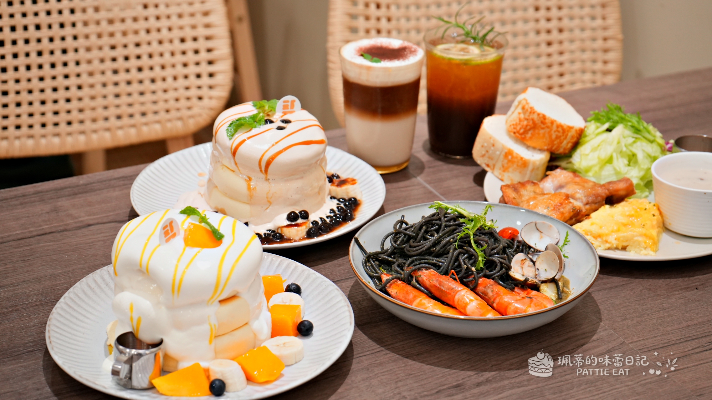 基隆美食推薦 美有計劃Cafe｜正濱漁港彩虹屋旁 首創會牽絲的水果舒芙蕾 早午餐也非常美味 @珮蒂的味蕾日記