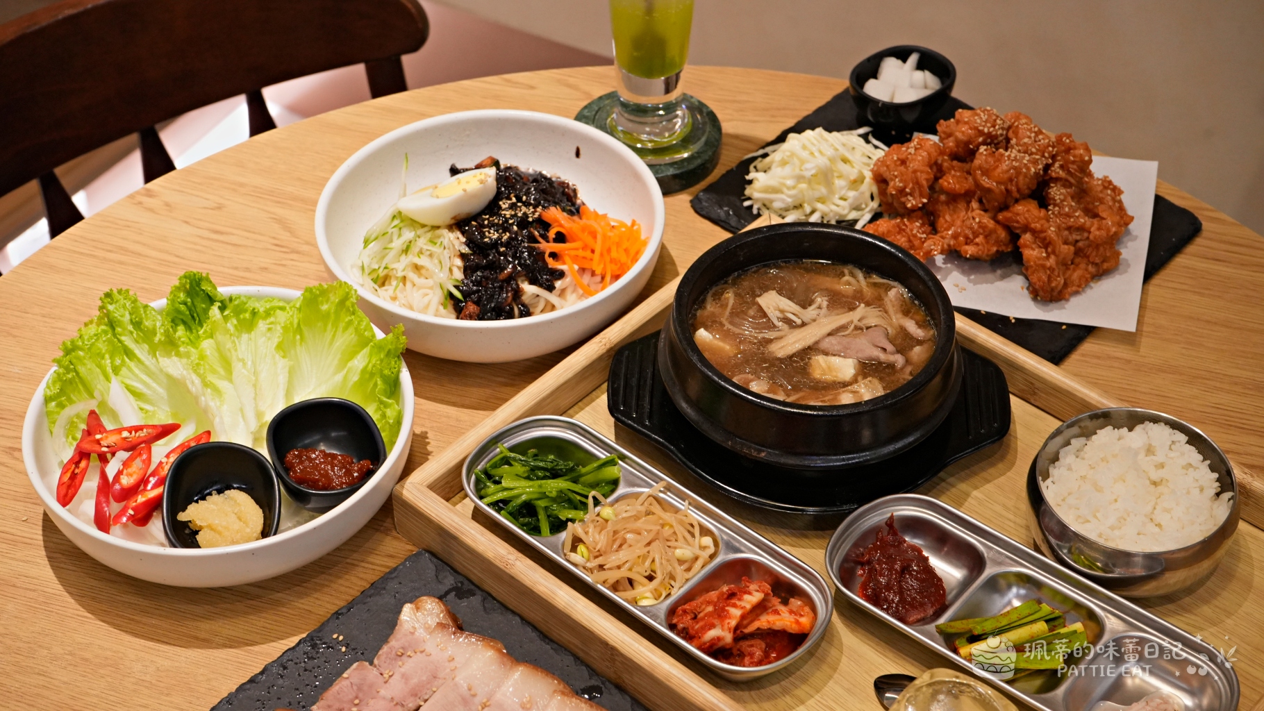 板橋美食推薦 知滿Cafe｜捷運板橋站高評價韓式料理 全新開幕環境漂亮的聚餐餐廳 @珮蒂的味蕾日記