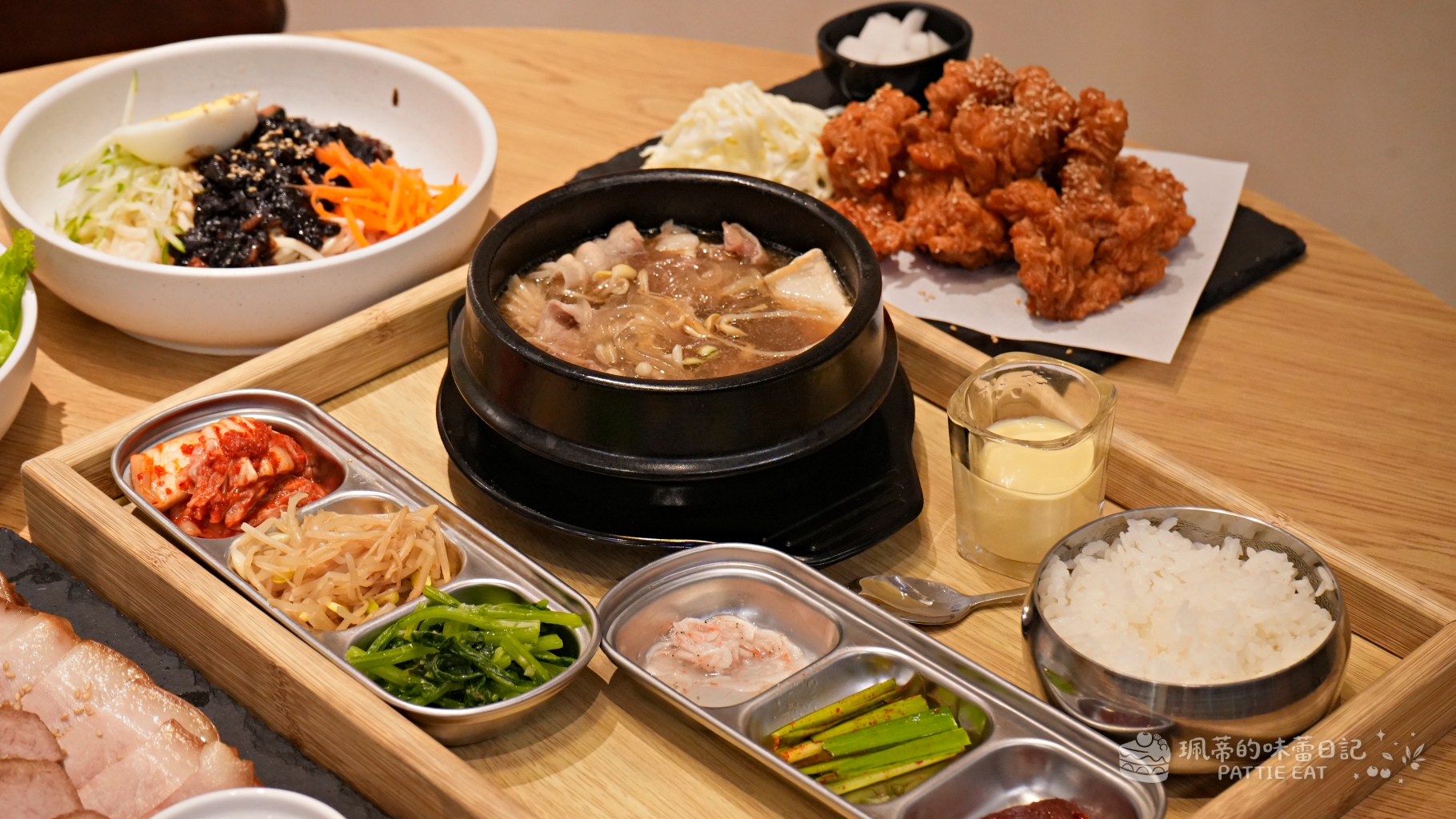 板橋美食推薦 知滿Cafe｜捷運板橋站高評價韓式料理 全新開幕環境漂亮的聚餐餐廳 @珮蒂的味蕾日記