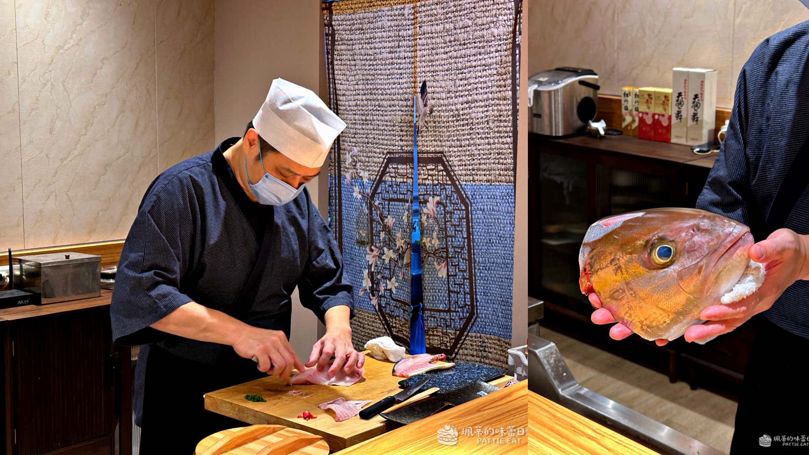 中和區日本料理推薦 幼魚壽司｜熟成魚無菜單預約制板前料理 （內含菜單價格） @珮蒂的味蕾日記